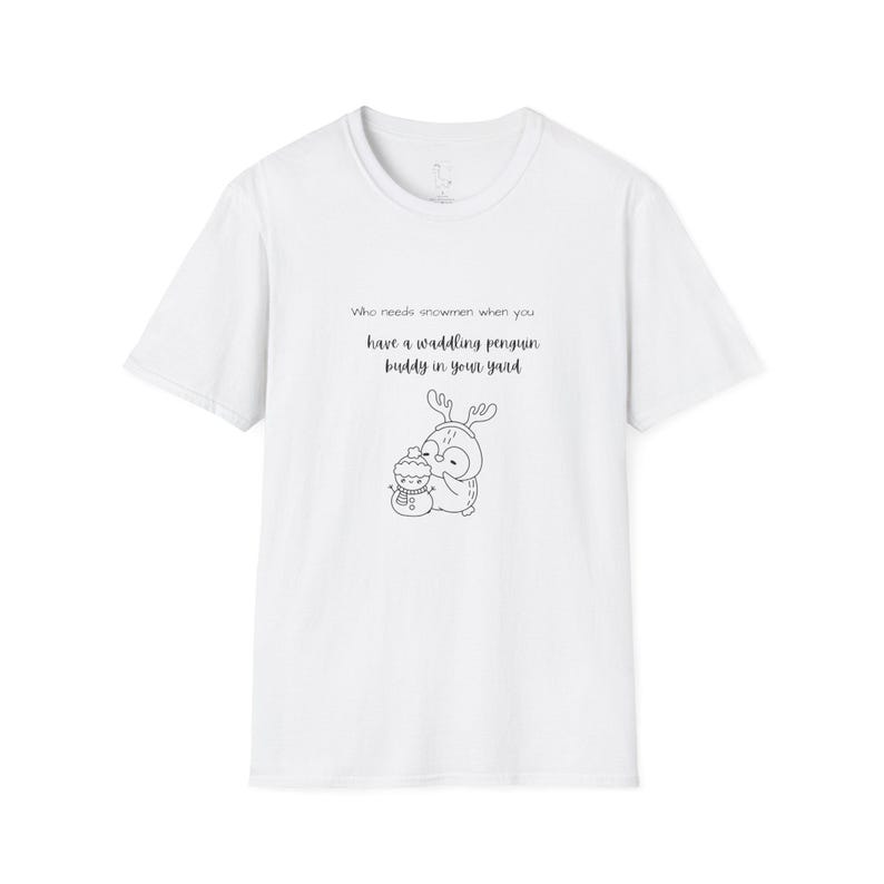 Waddling Penguin Unisex Softstyle T-Shirt