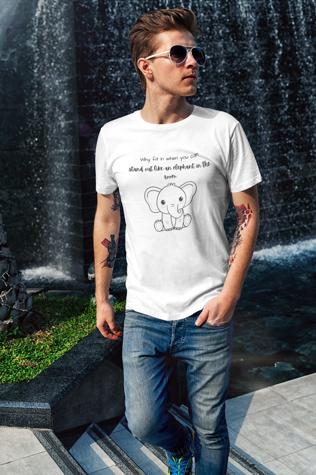 Elephant in the Room Unisex T-Shirt